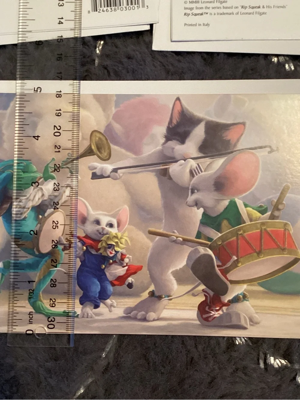 Rip Squeak Lot of 3 Whimsical Blank Note Cards w Envelopes Unused